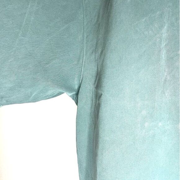 TOMMY BAHAMA Mens Embroidered 100% Silk Hawaiian HARLEY DAVIDSON Shirt Size: L - Picture 6 of 8